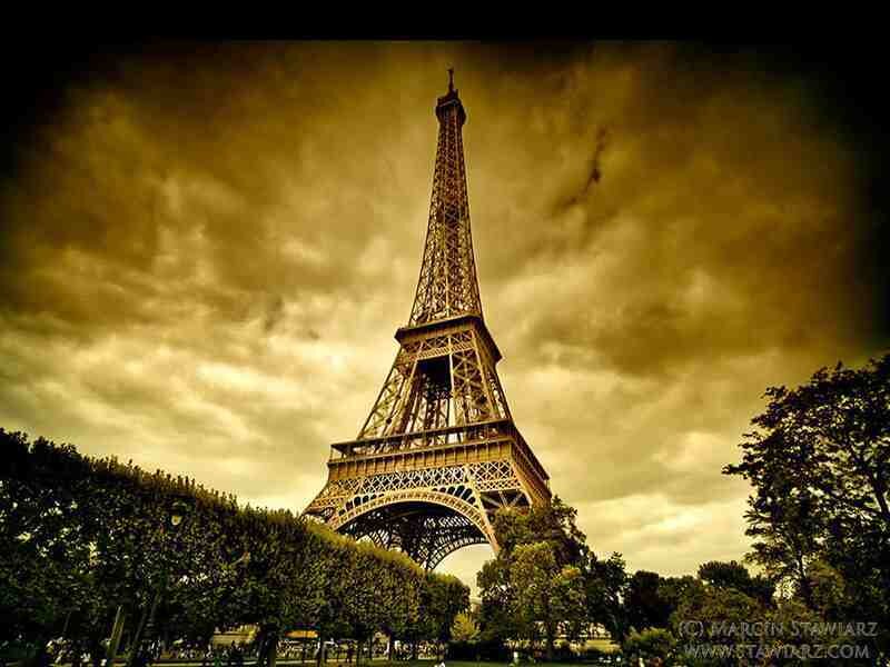Eiffel Tower — Brown