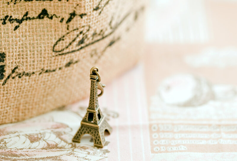 Eiffel Tower Charm — Beige, Calm