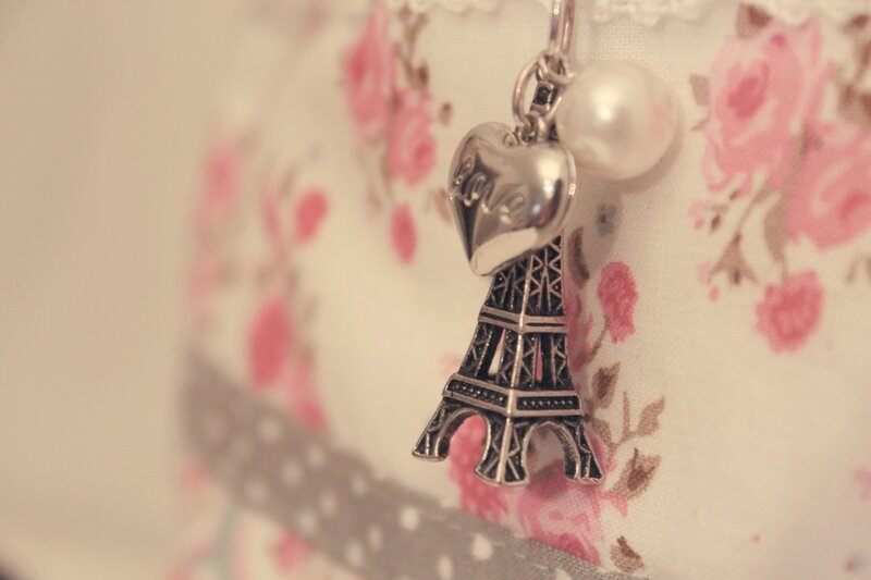 Eiffel Tower Charm — Pink