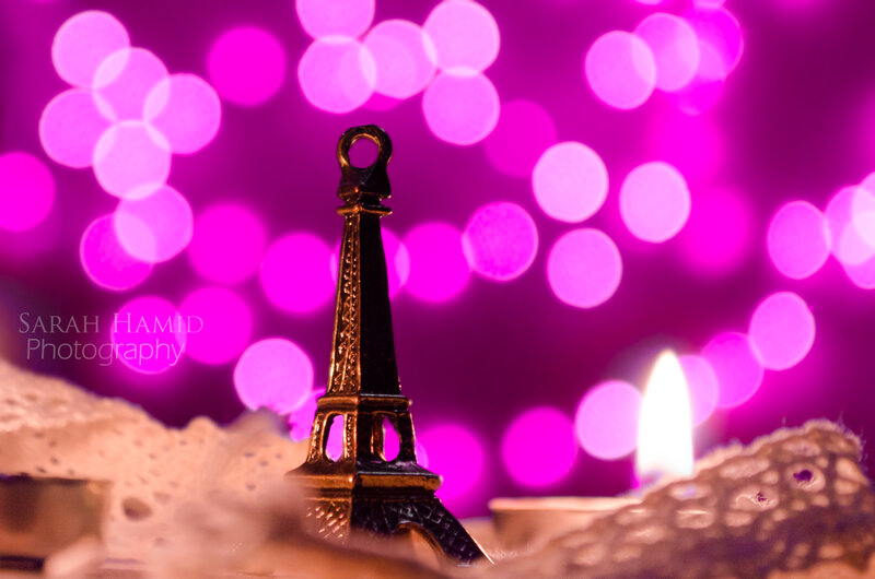 Eiffel Tower Figurine — Pink, Romantic
