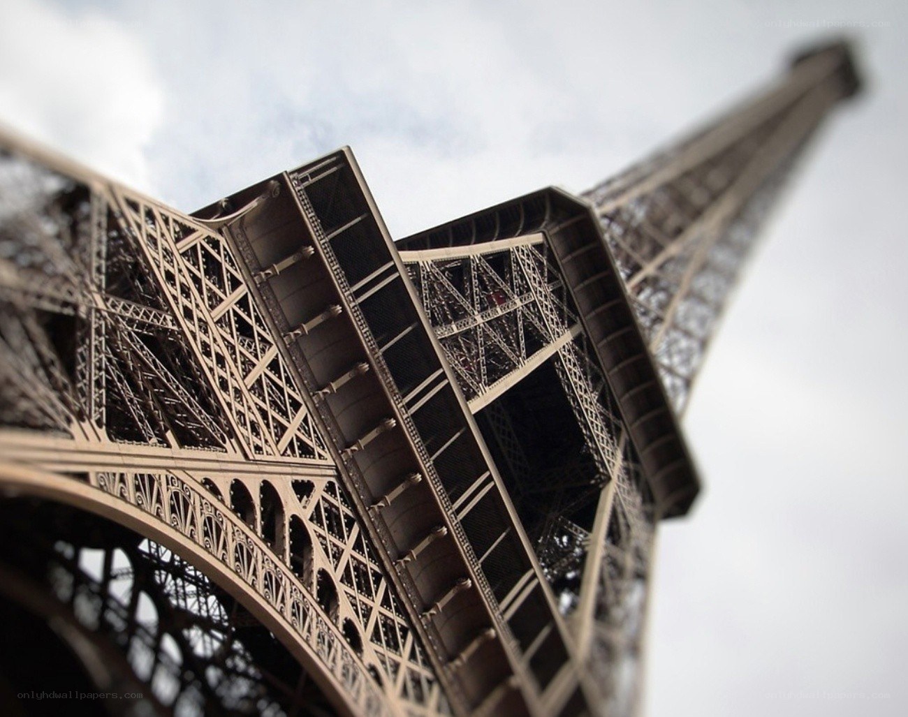 Eiffel Tower from below