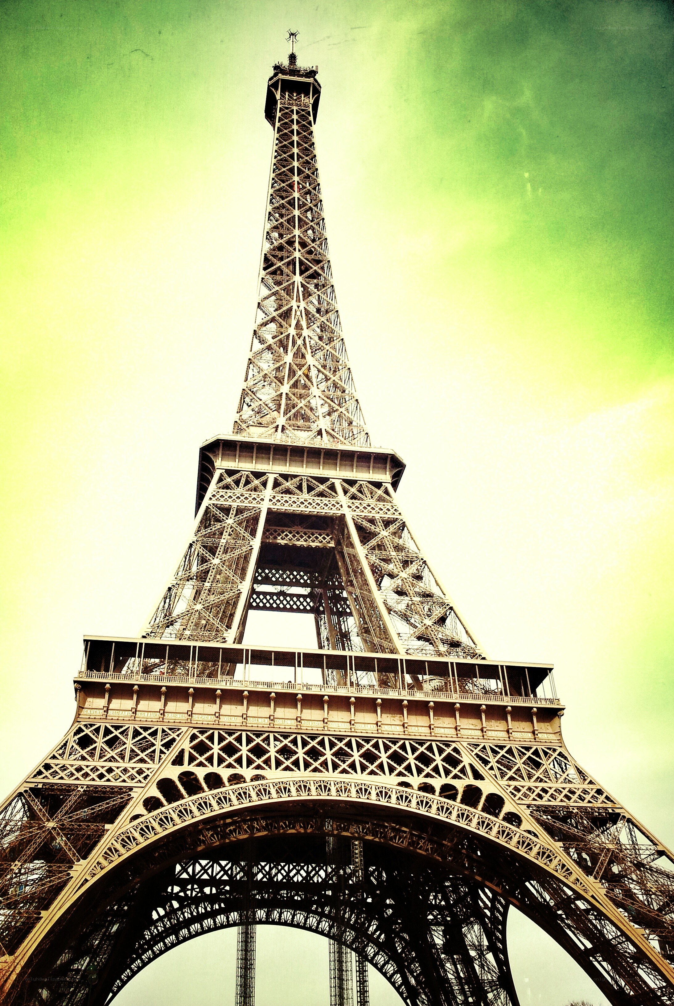 Eiffel Tower from below
