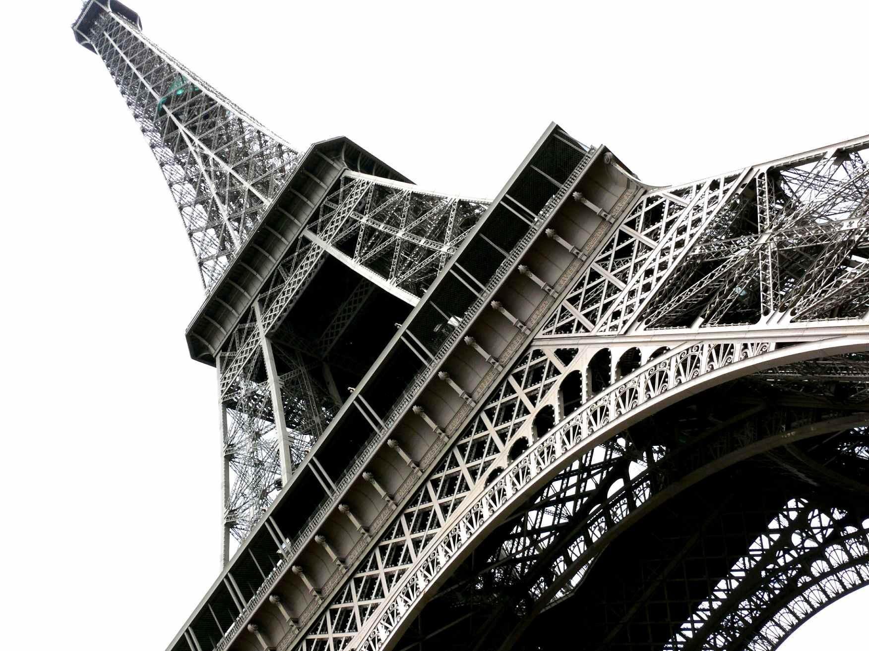 Eiffel Tower from below