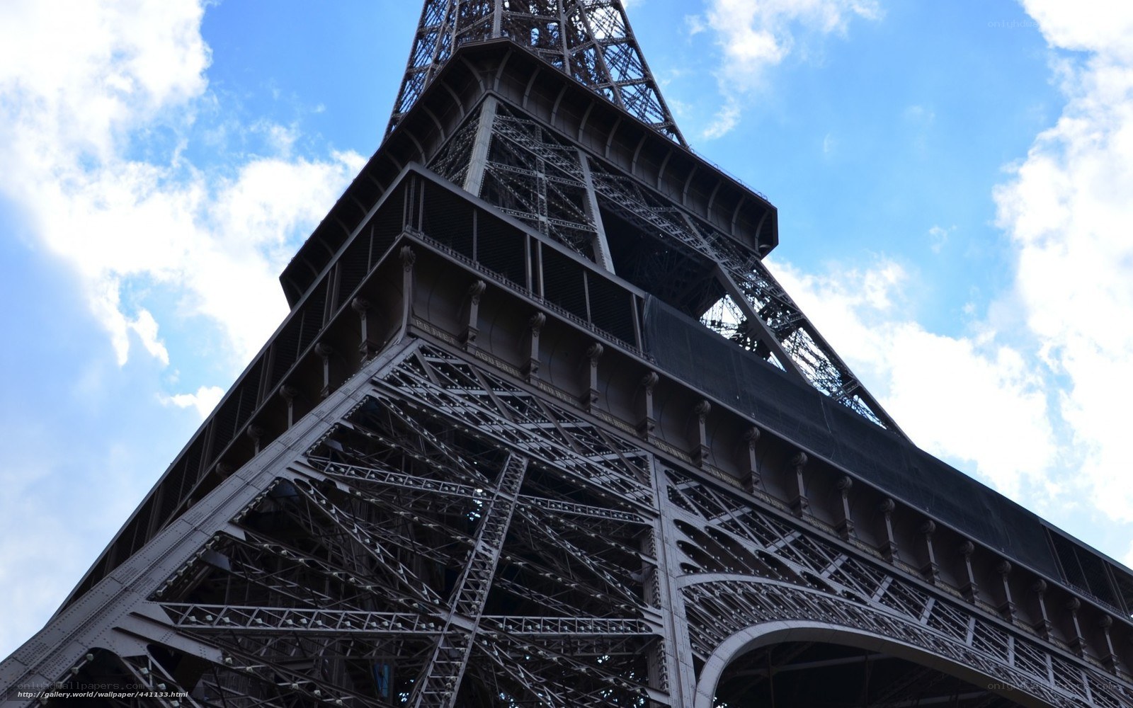 Eiffel Tower from below