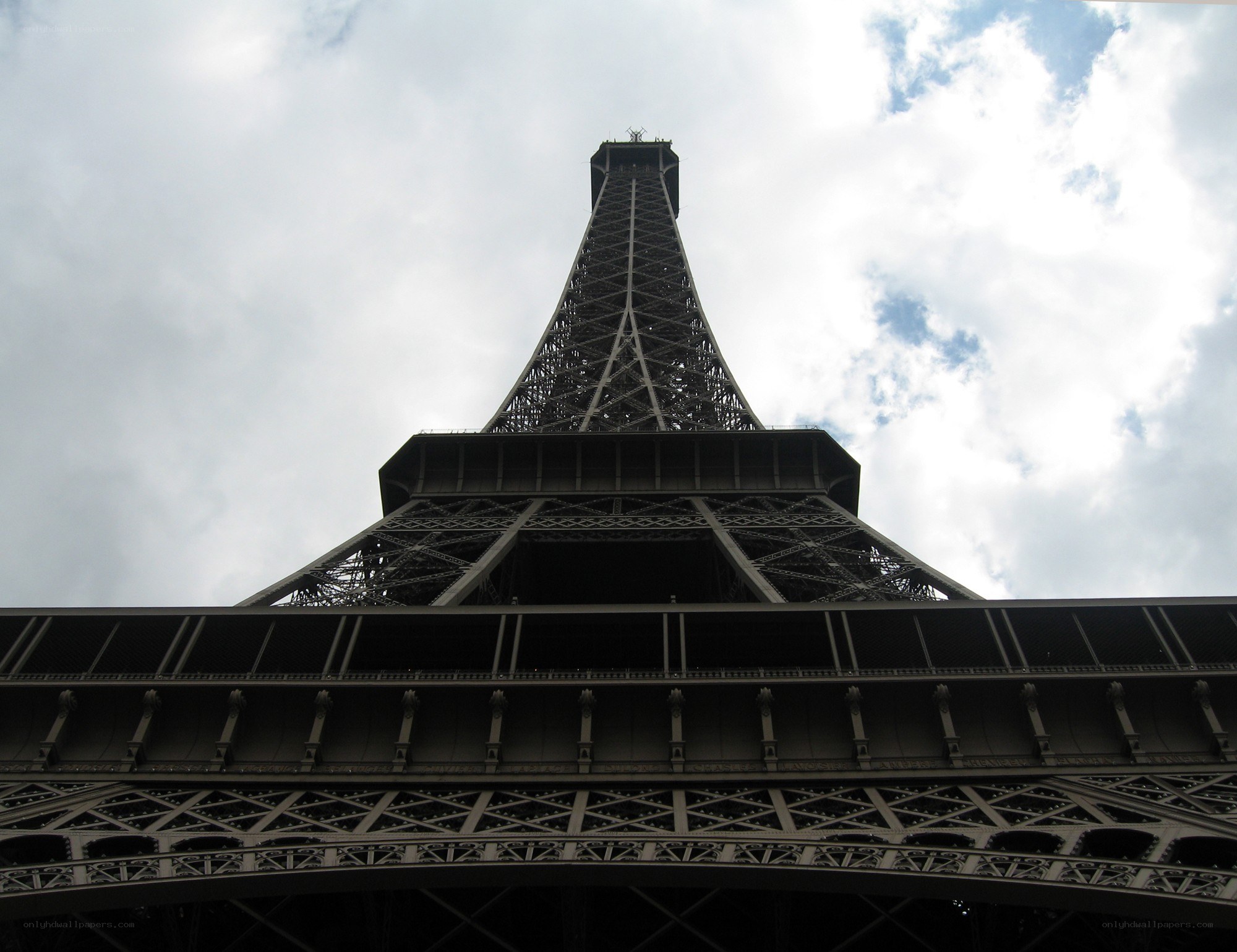 Eiffel Tower from below