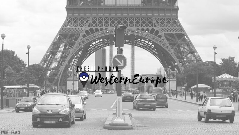 Eiffel Tower in Paris — Black, Urban
