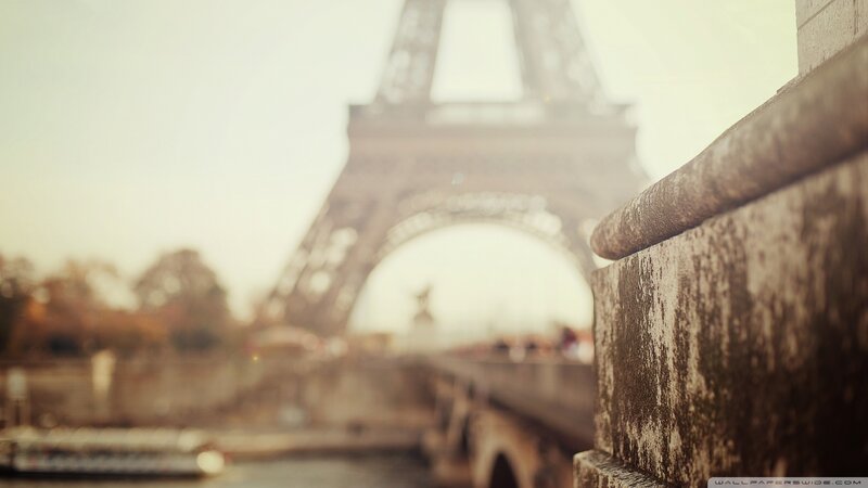 Eiffel Tower in Paris — Brown, Serene, Afternoon