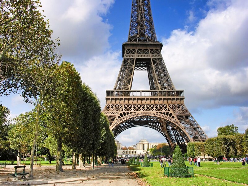 Eiffel Tower in Park