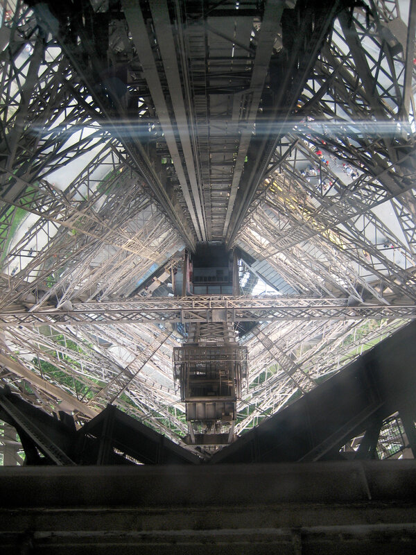 Eiffel Tower interior structure