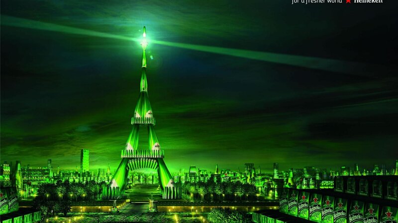 Eiffel Tower Made of Bottles