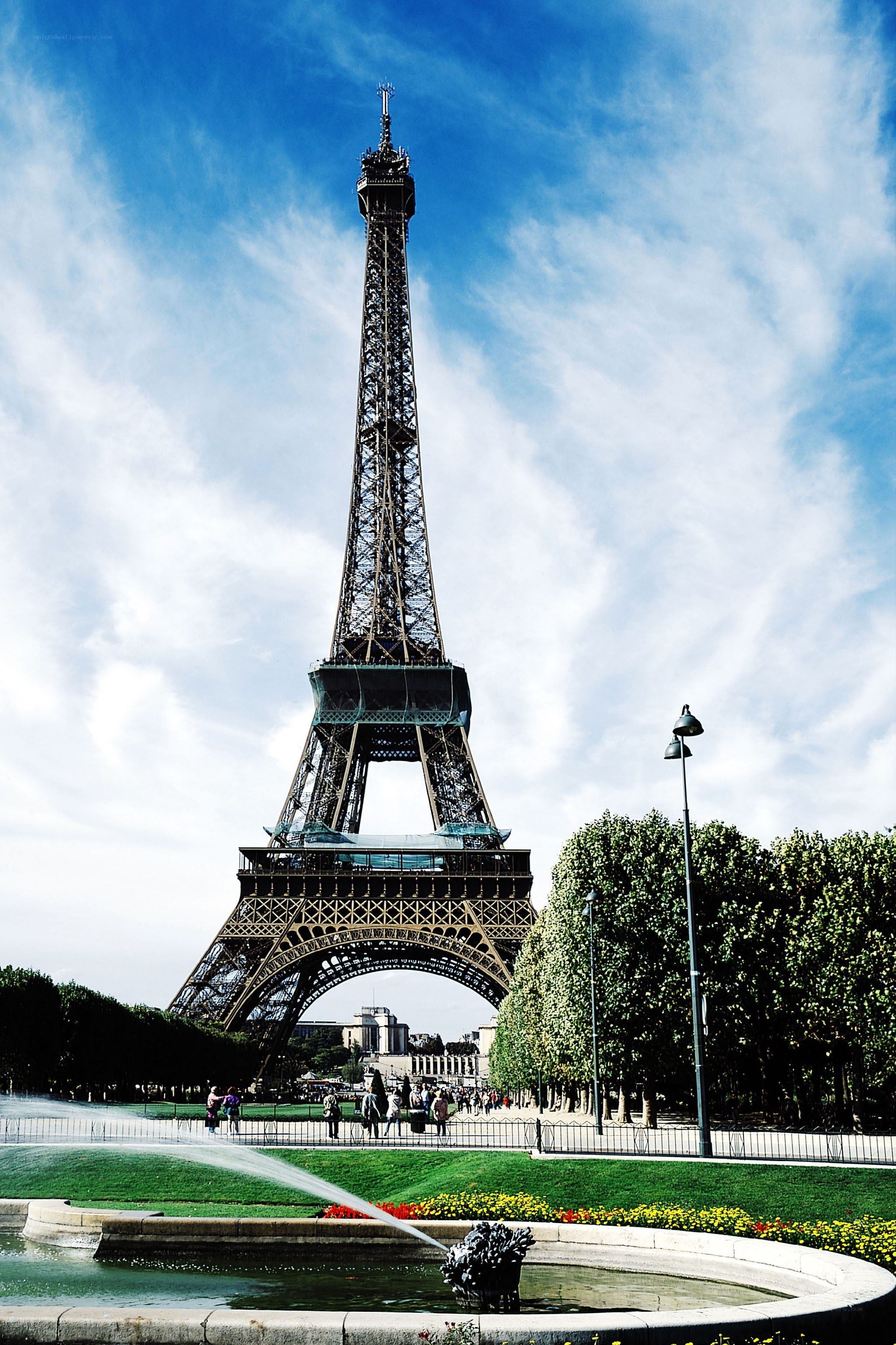 Eiffel Tower on a sunny day