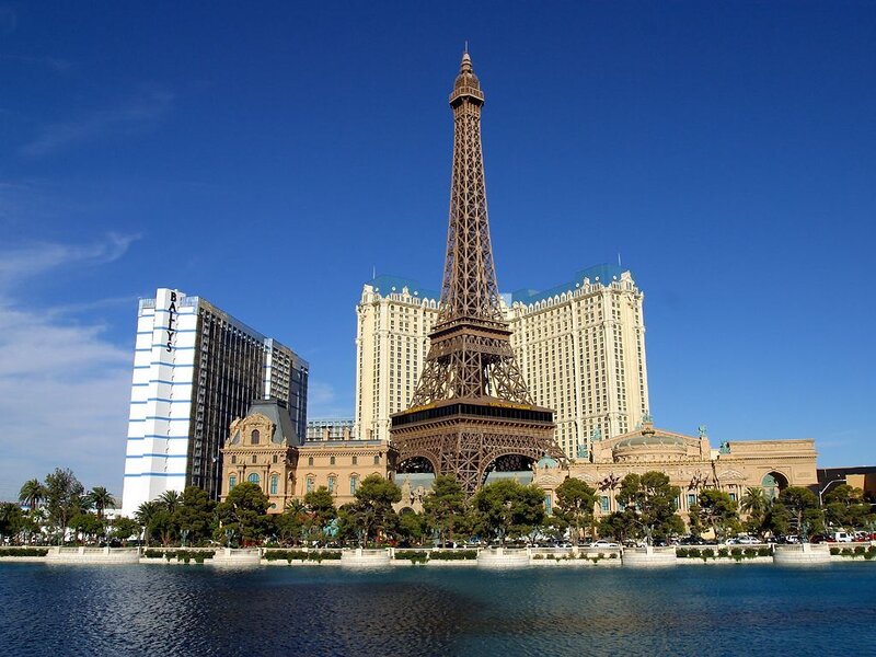 Eiffel Tower Replica — Blue, Bright, Clear