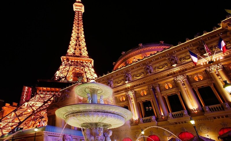 Eiffel Tower Replica — Gold, Dramatic