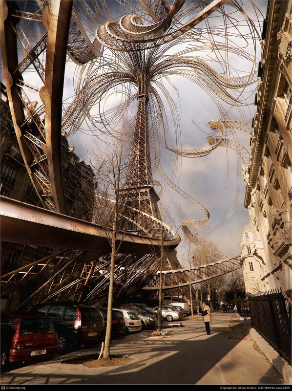 Eiffel Tower Sculpture
