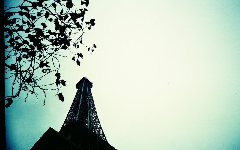 Eiffel Tower silhouette