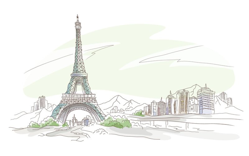 Eiffel Tower sketch