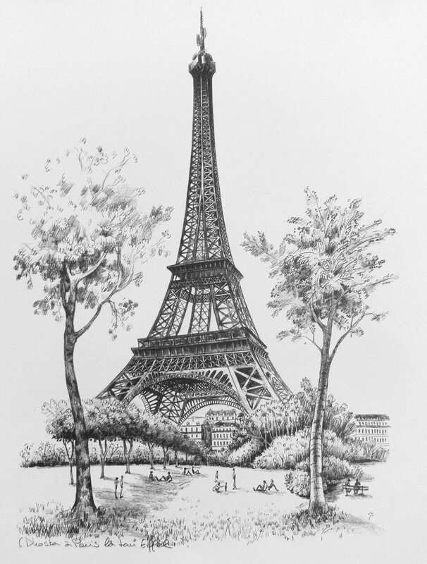Eiffel Tower sketch