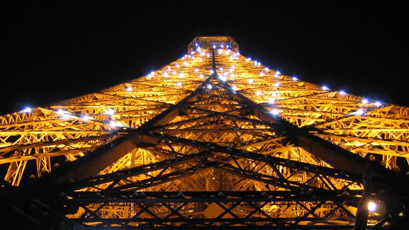 Eiffel Tower Structure — Night