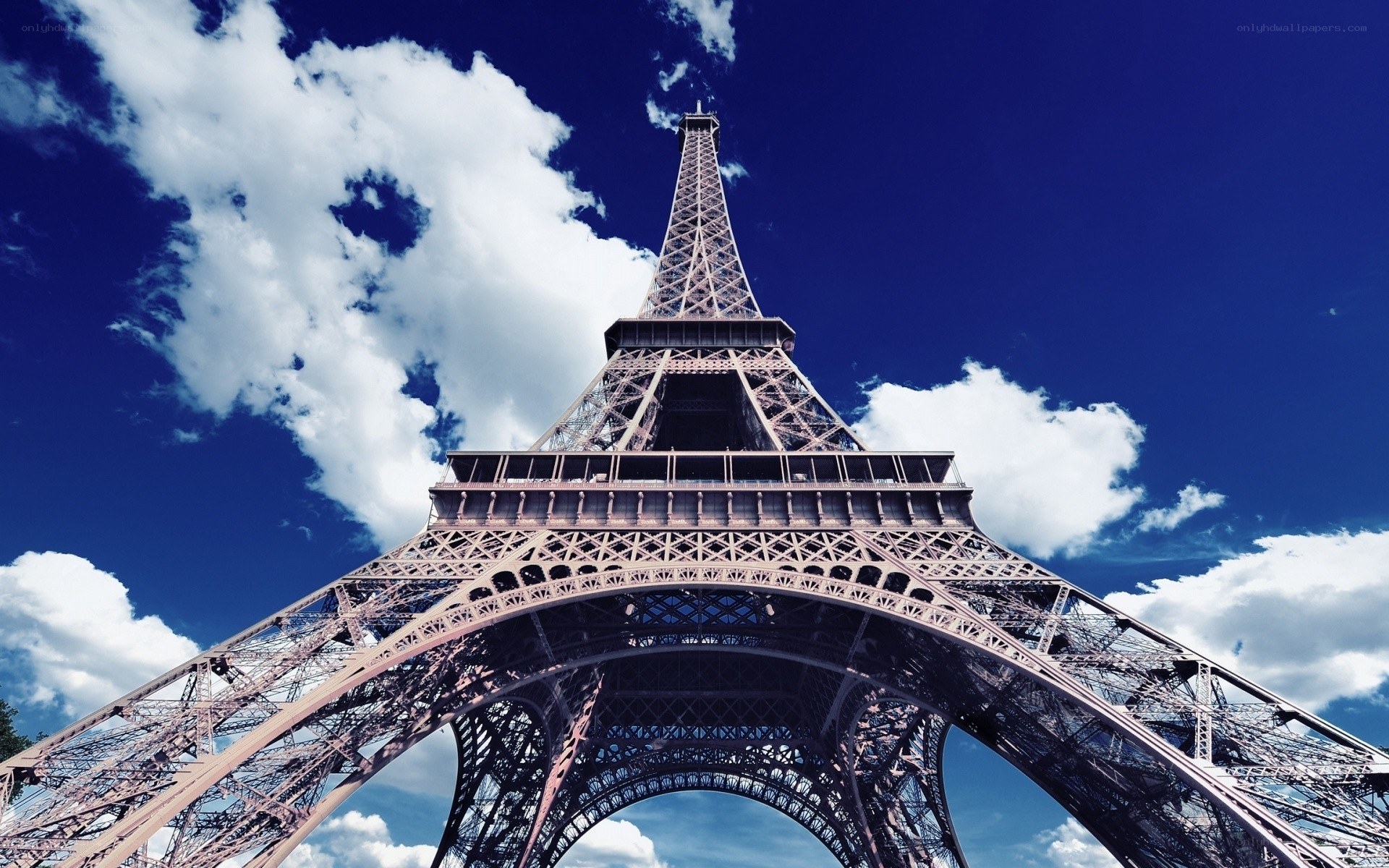 Eiffel Tower under blue sky