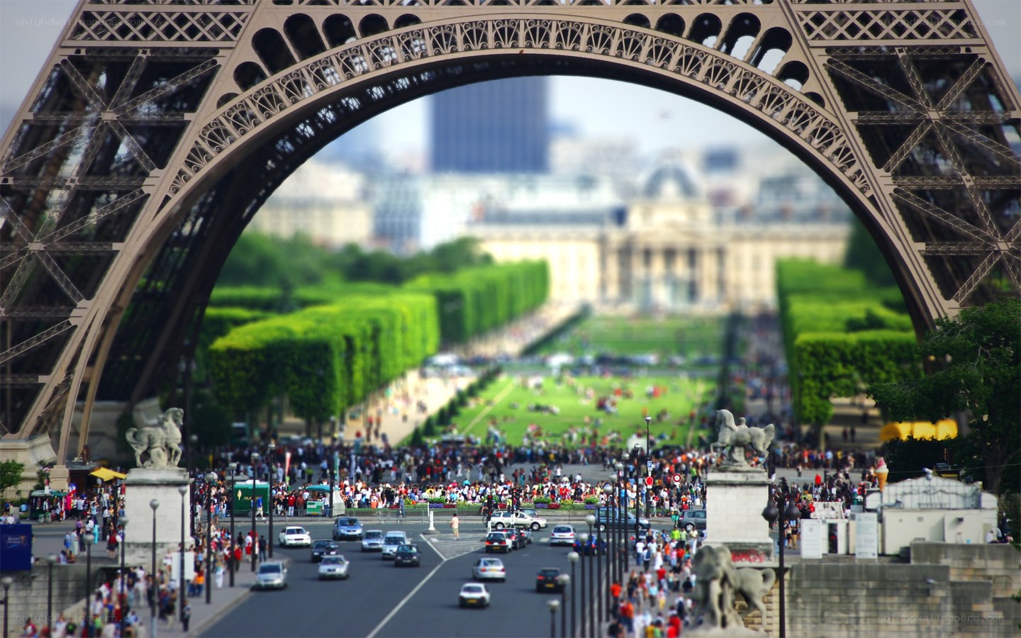 Eiffel Tower view of Paris