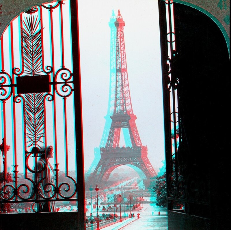 Eiffel Tower View — Red
