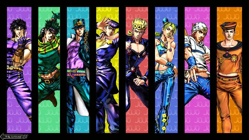 Eight Anime Characters — Purple