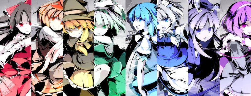 Eight Anime Girls — Purple
