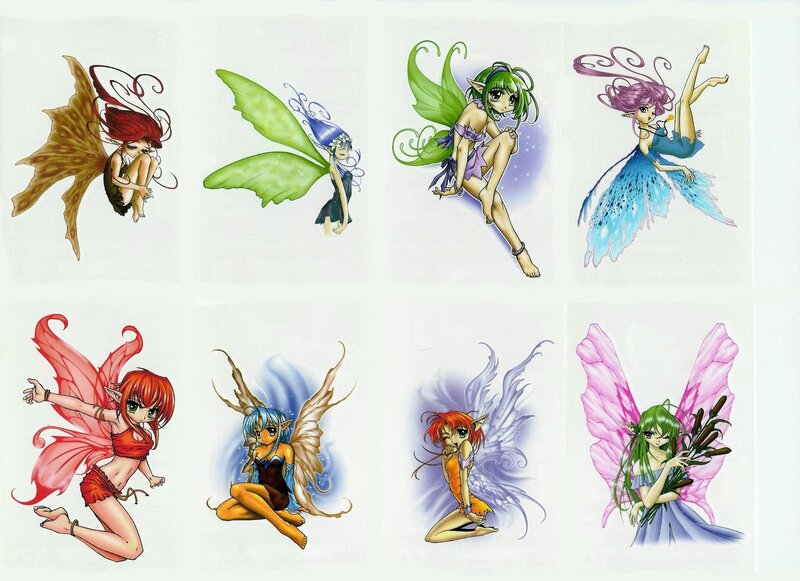 Eight Fairy Characters