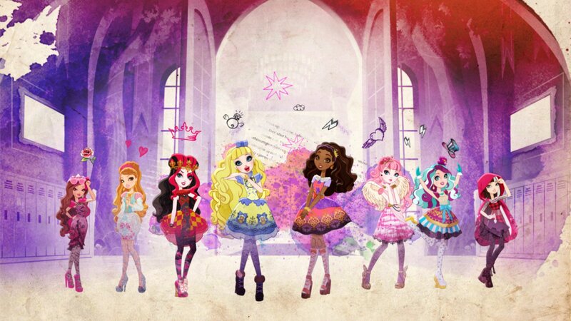 Eight Girls in a Hallway