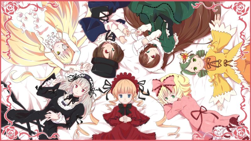 Eight Girls in Dresses