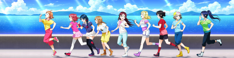 Eight Girls Running