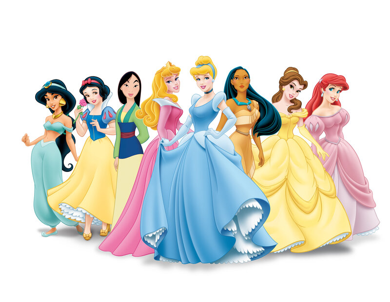 Eight Princesses Standing