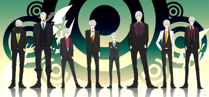 Eight Silver-haired Men