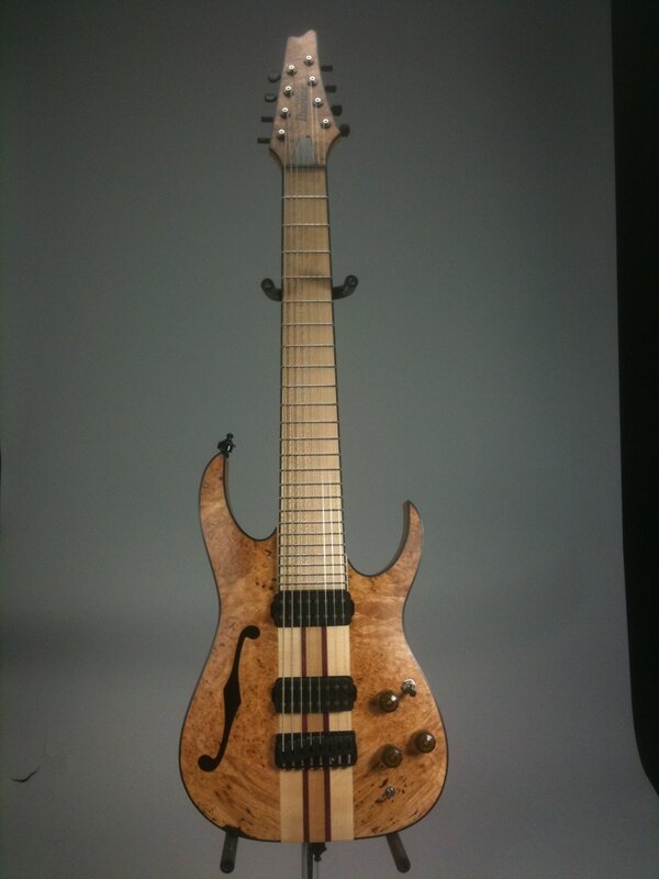 eight-string electric guitar