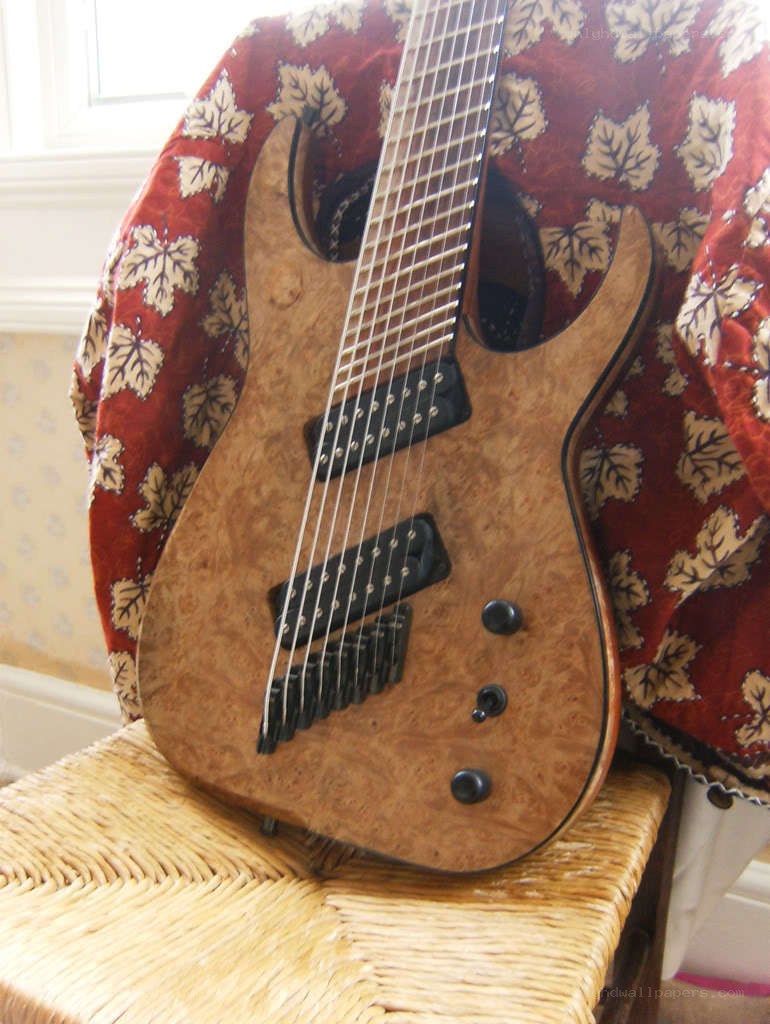 eight-string electric guitar