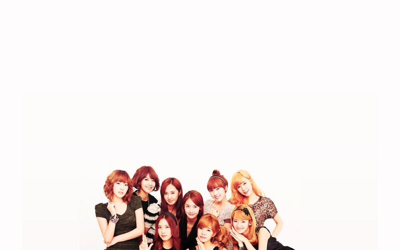 Eight Women Posing Together — White, Neutral
