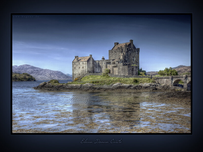 Eilean Donan Castle — Blue, Dramatic, Afternoon