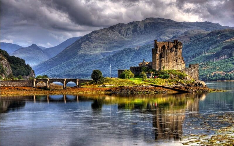 Eilean Donan Castle — Blue, Dramatic, Photograph