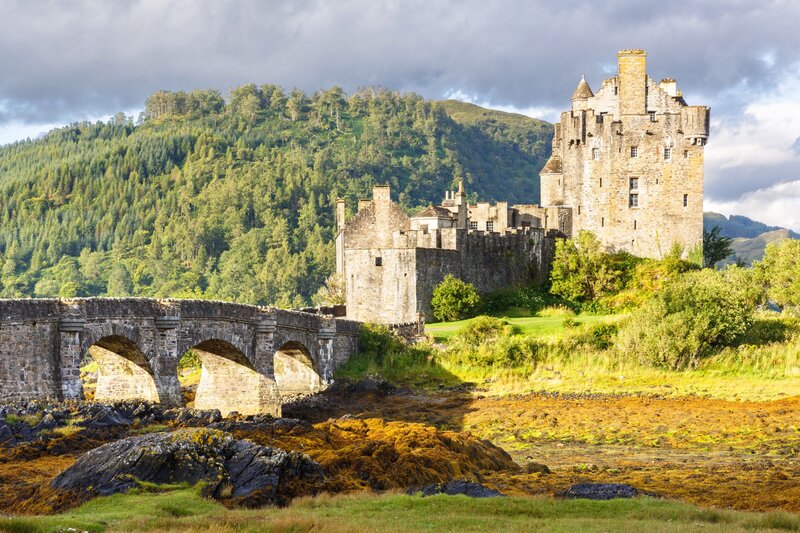 Eilean Donan Castle — Green, Dramatic, Afternoon, Photograph