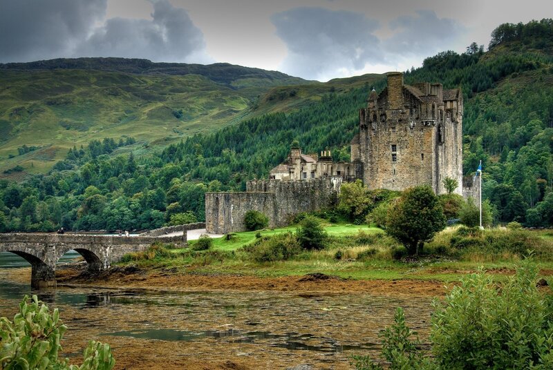 Eilean Donan Castle — Green, Dramatic, Afternoon
