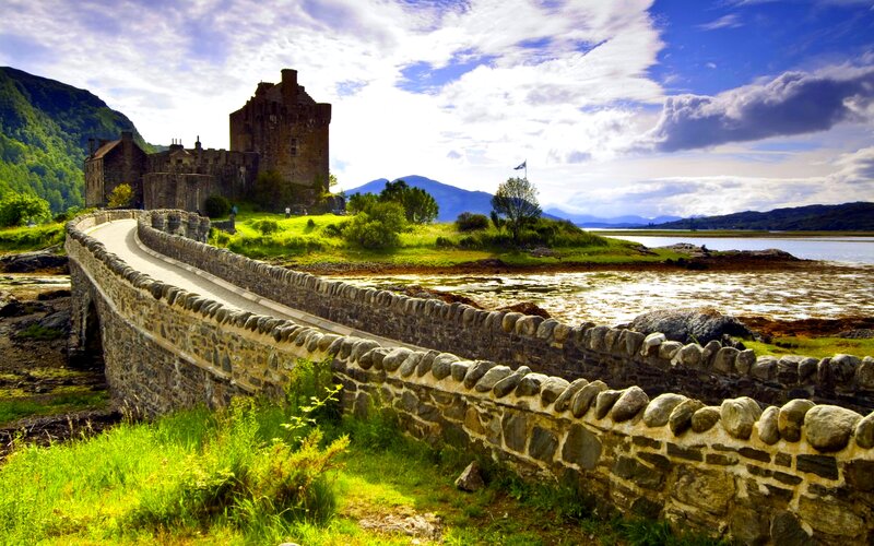 Eilean Donan Castle — Green, Serene, Afternoon