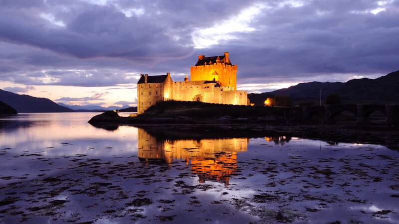 Eilean Donan Castle — Purple