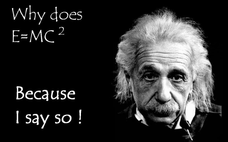 Einstein and E=MC2 meme