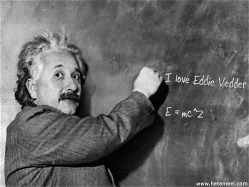 Einstein at a chalkboard