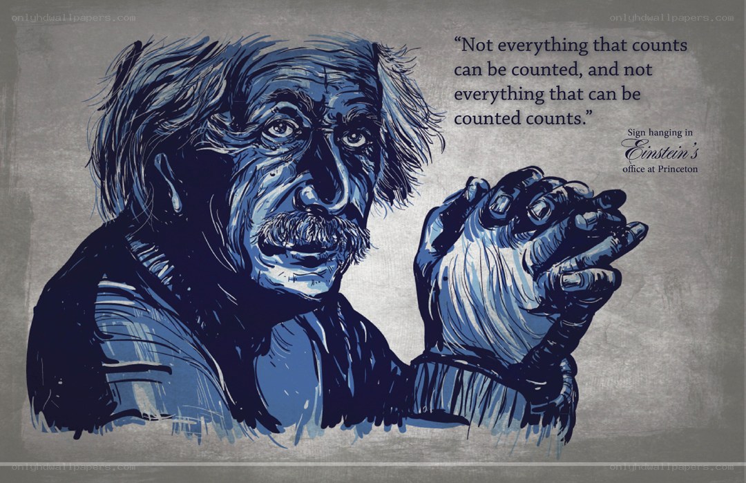 Einstein quote illustration