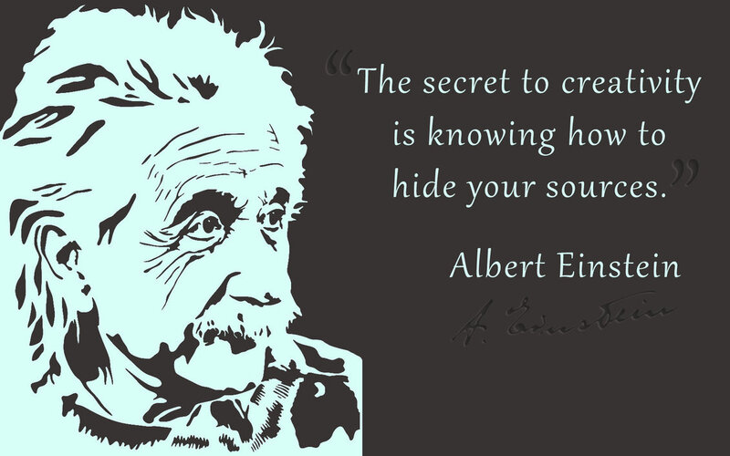 Einstein quote on creativity