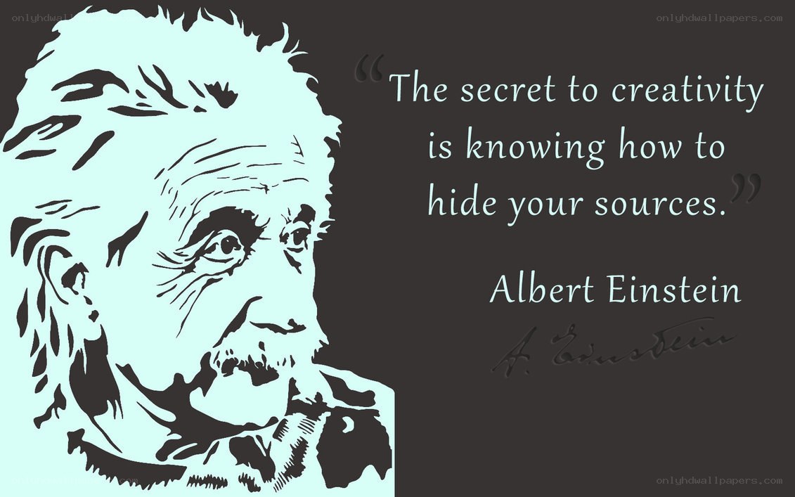 Einstein quote on creativity