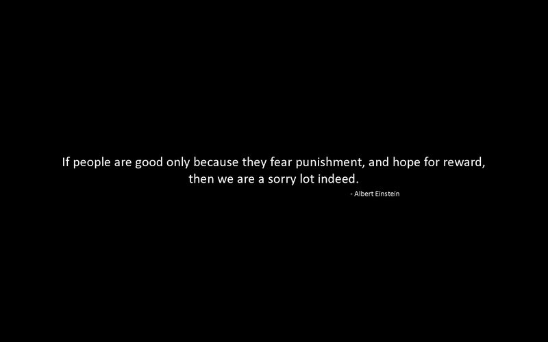 Einstein quote on morality