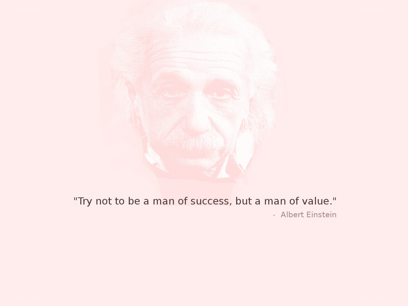 Einstein quote on value