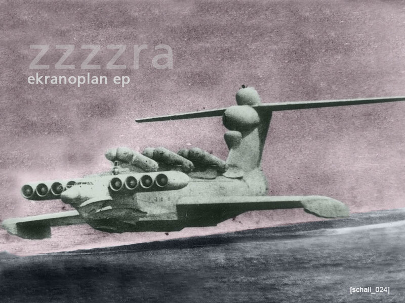 Ekranoplan in flight